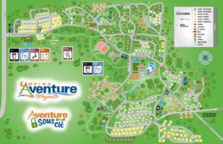 Plan du Camping Aventure Mégantic