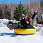 glissade sur tube - Camping Aventure Mégantic