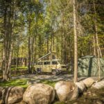 Secteur boisé - Camping Aventure Mégantic