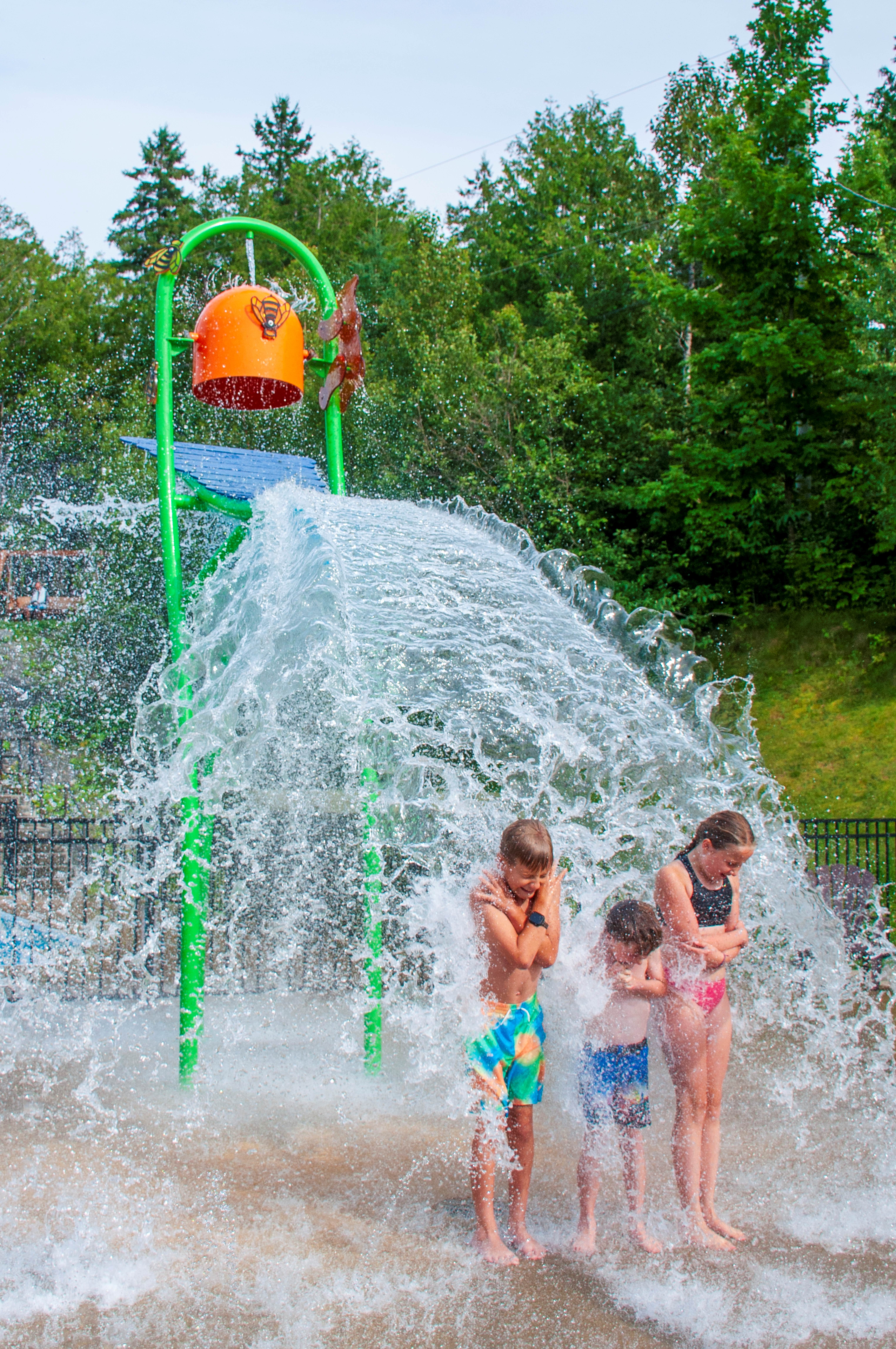 Jeu d'eau - Camping Aventure Mégantic