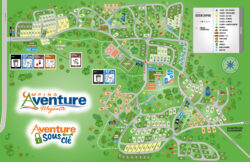 Plan du Camping Aventure Mégantic