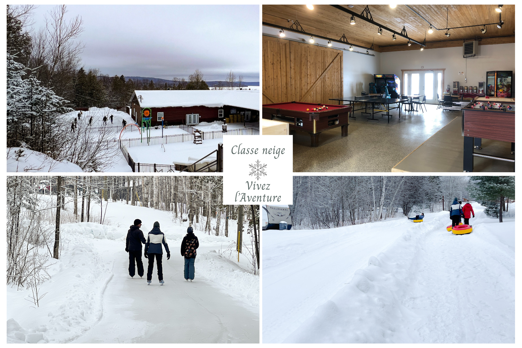 Classe neige - Camping Aventure Mégantic