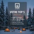 TOP 5 La Saison du Camping 2026-01 - Camping Aventure Mégantic