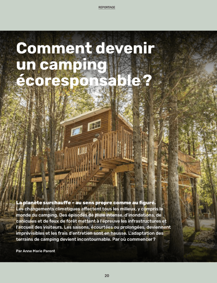 Article Revue Camper - Camping Aventure Mégantic