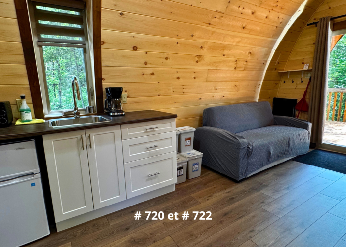 720 et 722 MégaPOD Camping Aventure Mégantic