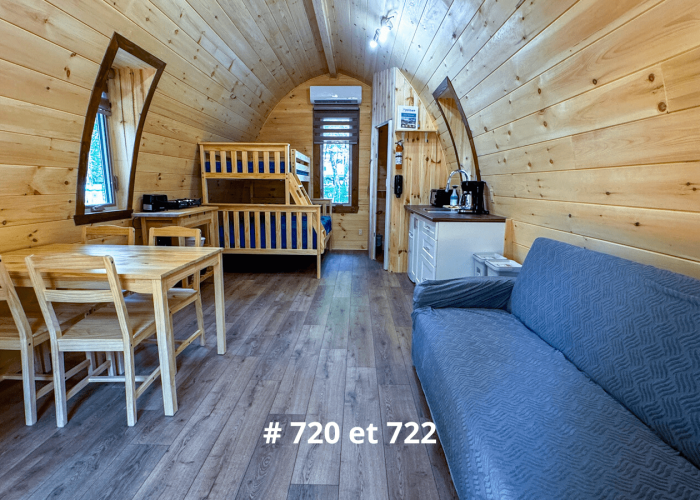 # 720 et 722 Camping Aventure Mégantic -MégaPOD