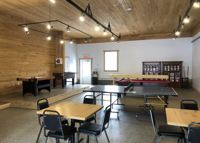 Salle de jeu - Camping Aventure Mégantic