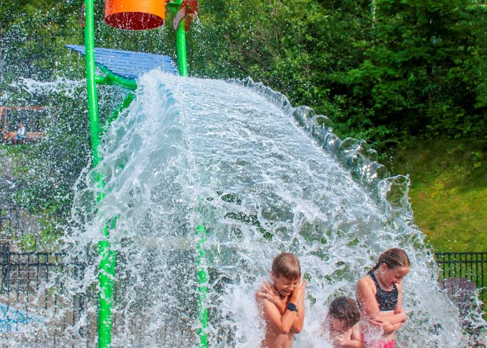 Jeu d'eau - Camping Aventure Mégantic