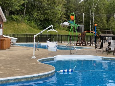 Chaise levier Camping Aventure Mégantic