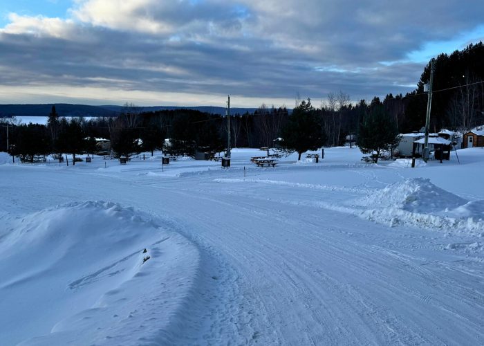 Emplacement hiver Camping Aventure Mégantic