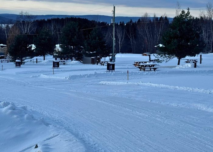 Emplacement hiver Camping Aventure Mégantic