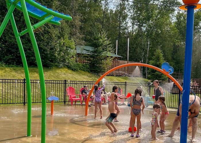 Jeu d'eau - Camping Aventure Mégantic
