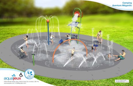 Jeux d'eau Camping Aventure Mégantic