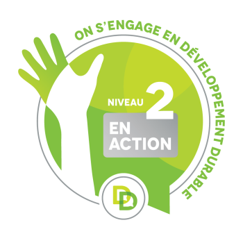Logo On s'engage en développement durable