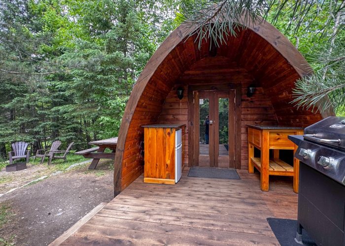 Pod #140 (avec toilette) Camping Aventure Mégantic