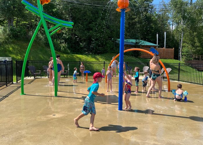 Jeu d'eau - Camping Aventure Mégantic