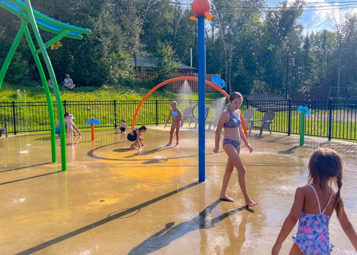 Jeu d'eau - Camping Aventure Mégantic